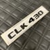 BRAND NEW 3D Adhesive CLK 430 Gloss Black Badge Emblem fits Mercedes Benz CLK430