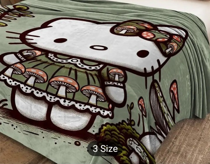 Hello Kitty throw/blanket