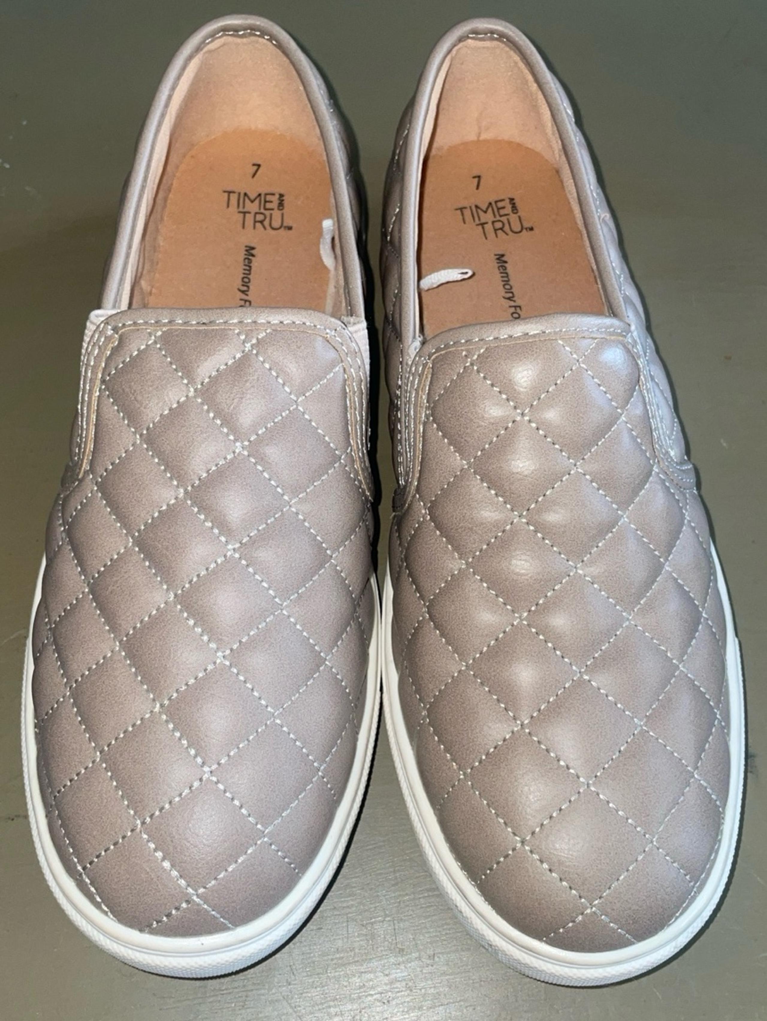 Time And Tru: Memory Foam, Slip-On Shoes