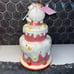 Blue Sky Hello Kitty 50th anniversary ceramic cake cookie jar