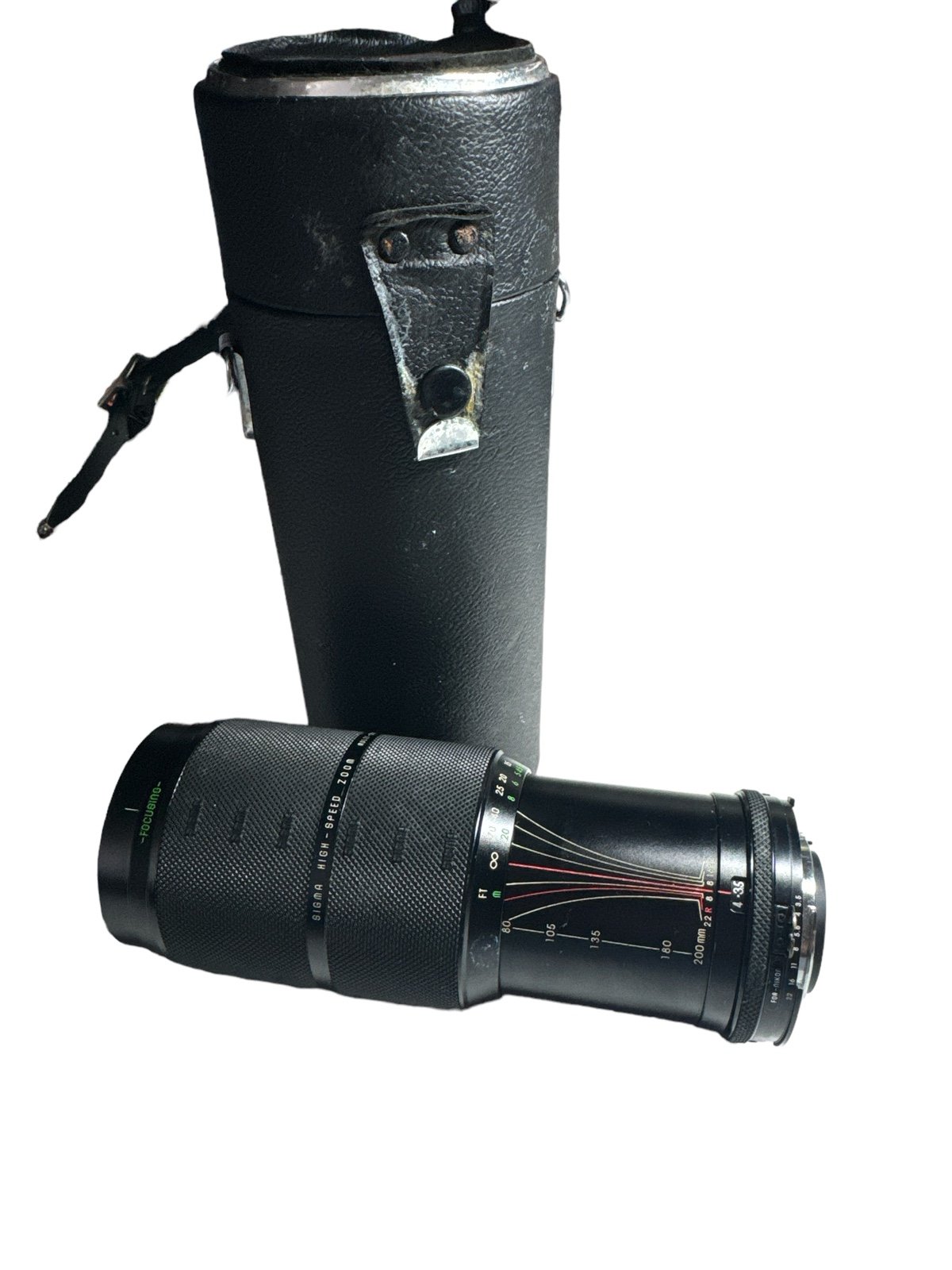 Sigma High-Speed Zoom Multi-Coated Zoom f/3.5 f=80~200mm 62MM Lens For Nikon