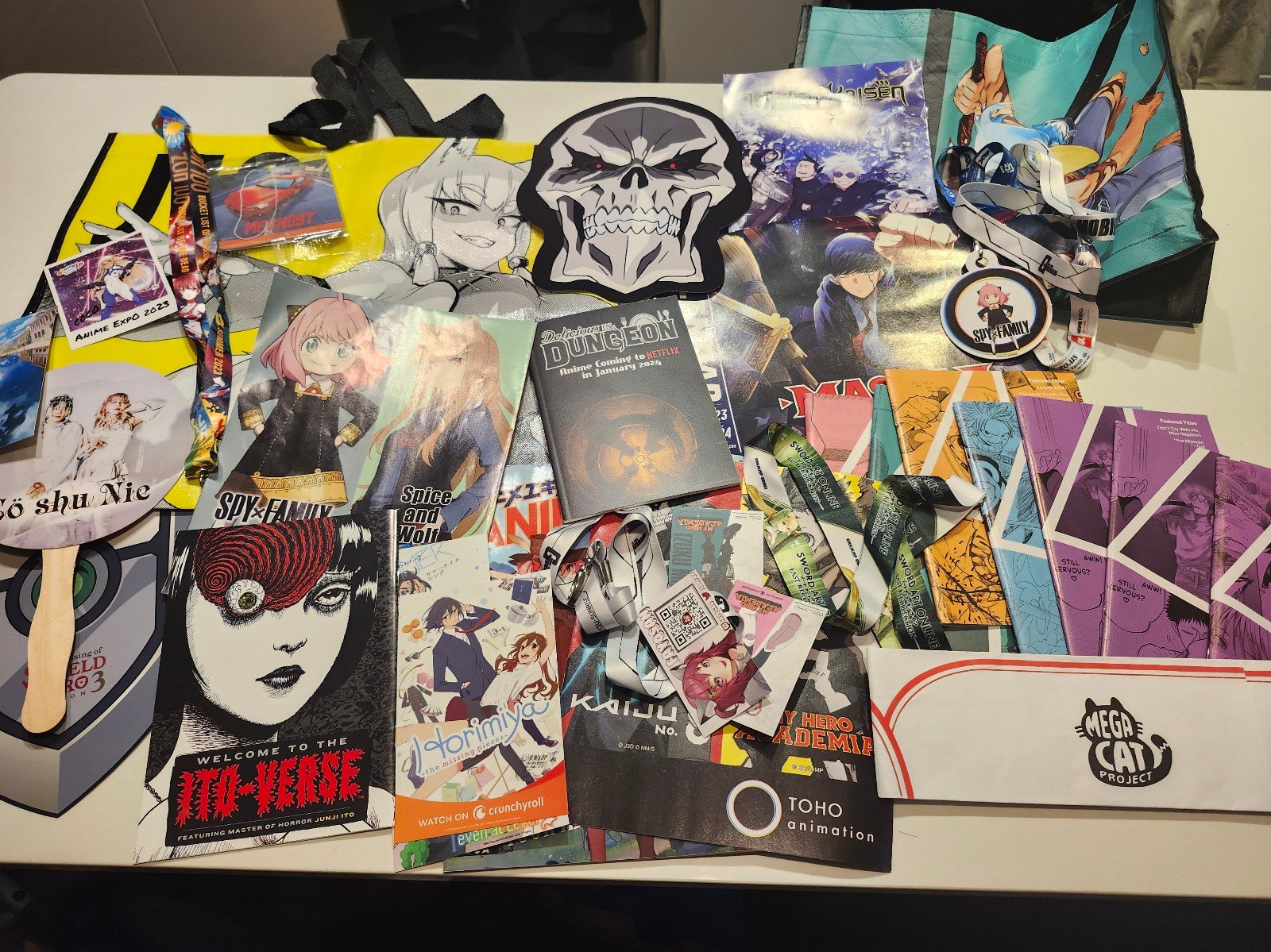 Exclusive Anime Expo 2023 Souvenirs and Booth items