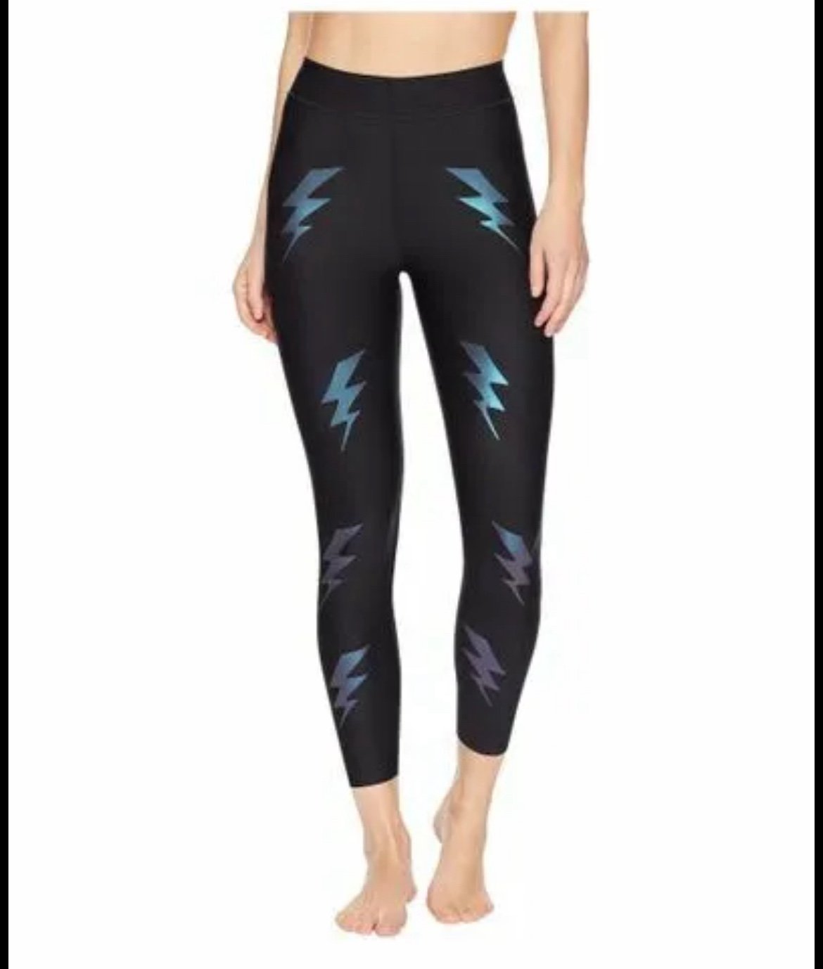 Ultracor Silk Bolt Legging Black Nero Moon Size XS High Rise Lightning Bolt