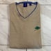 FootJoy FJ 1857 100% Cashmere Sweater Pullover V Neck Tan Medium M