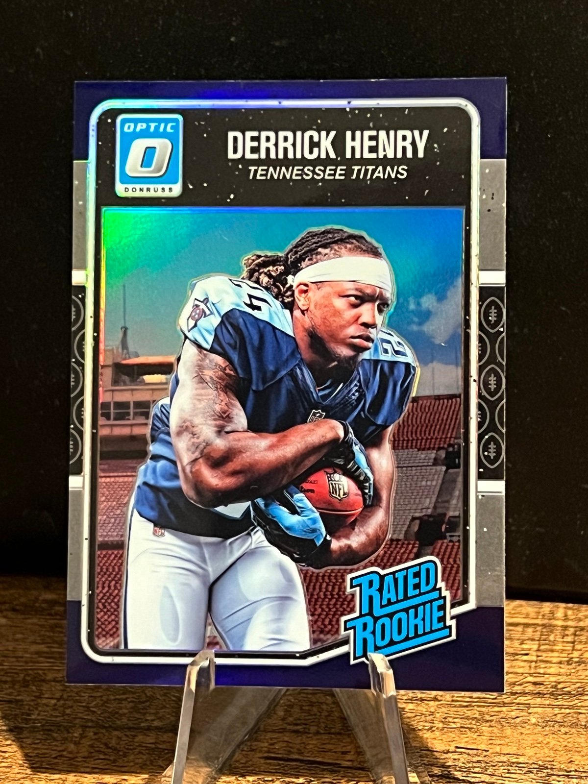 2016 Derrick Henry Panini Donruss Optic Rated Rookie Purple Prizm RC No. 165