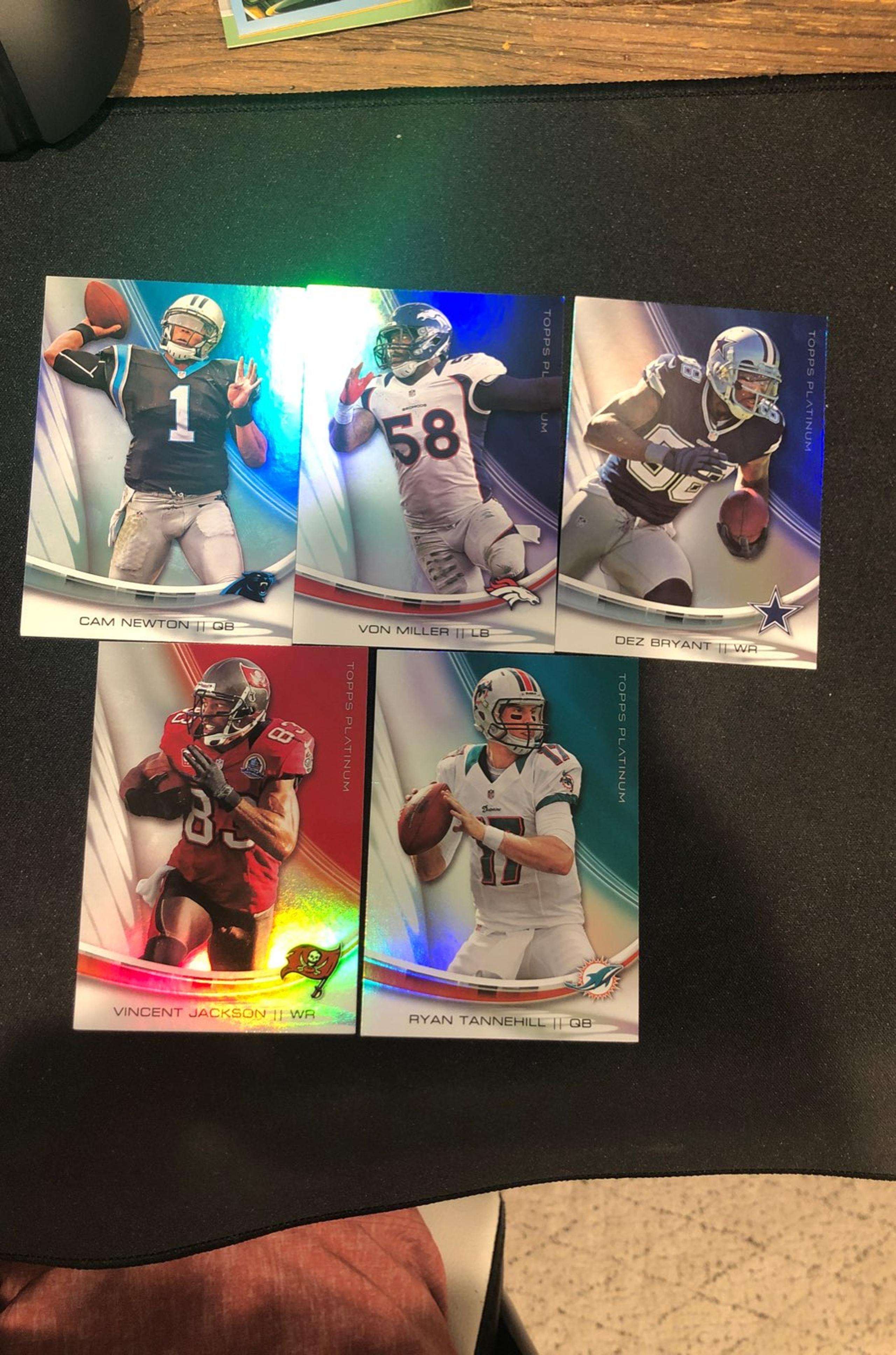 Topps Platinum lot of 5 Star players