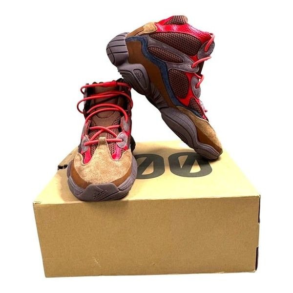 Adidas Yeezy 500 High Kanye West Sumac Brown Blue Red 350 V2 Gw2874 13 W/ Box