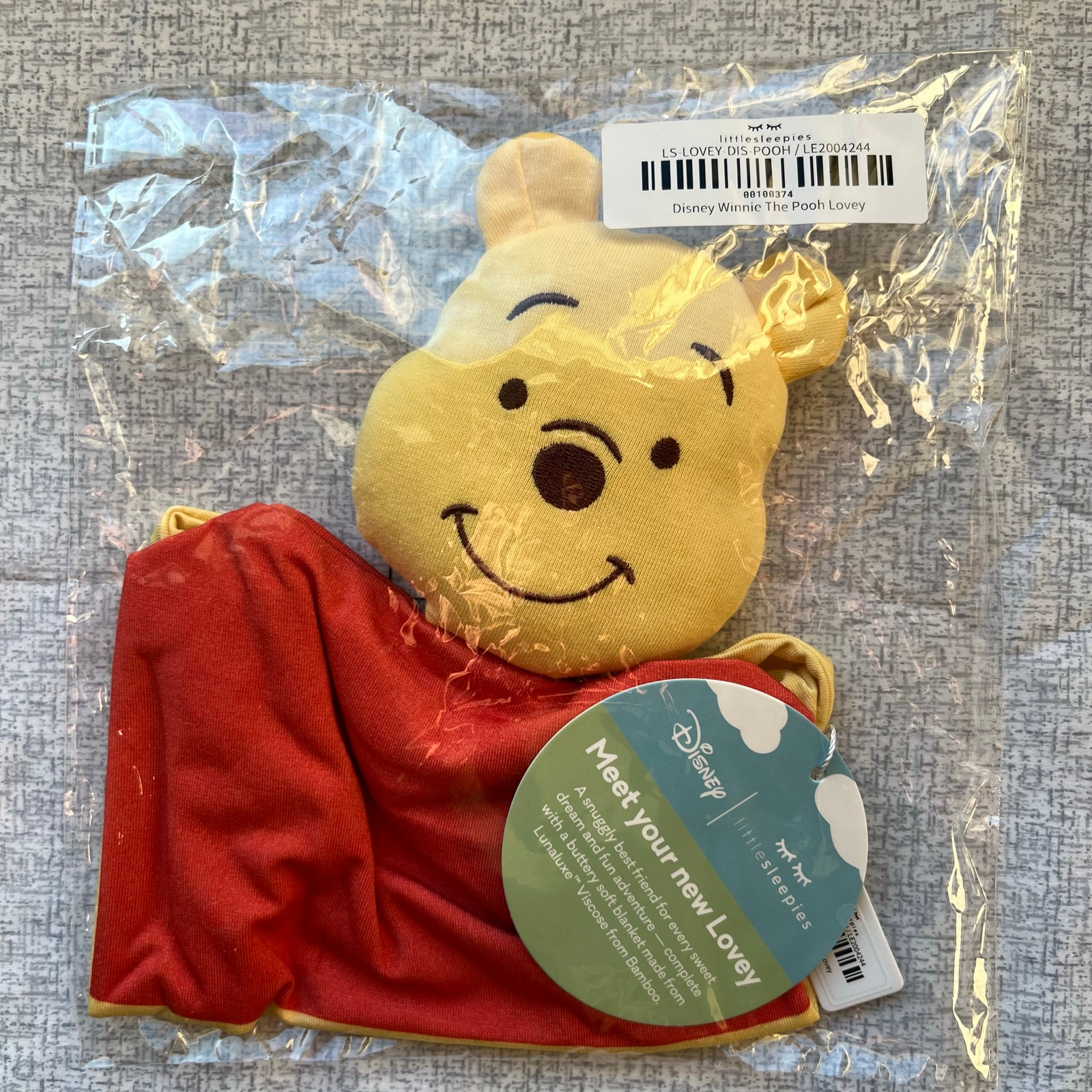 NIP Little Sleepies Disney Winnie The Pooh Lovey