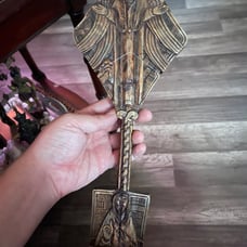 Handcrafted Antique Wooden Ethiopian Cross Ankh