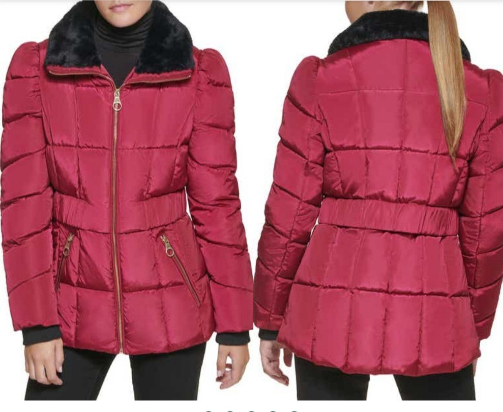 Guess faux faur puffer Coat