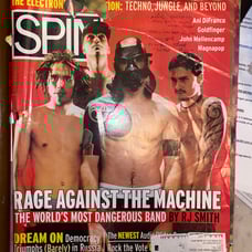 Rage Against The Machine Spin Magazine October 1996 Rare RATM