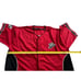 Fubu Sports Baseball Jersey 05 Embroidered Button Up Short Sleeve Black Red