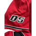 Fubu Sports Baseball Jersey 05 Embroidered Button Up Short Sleeve Black Red