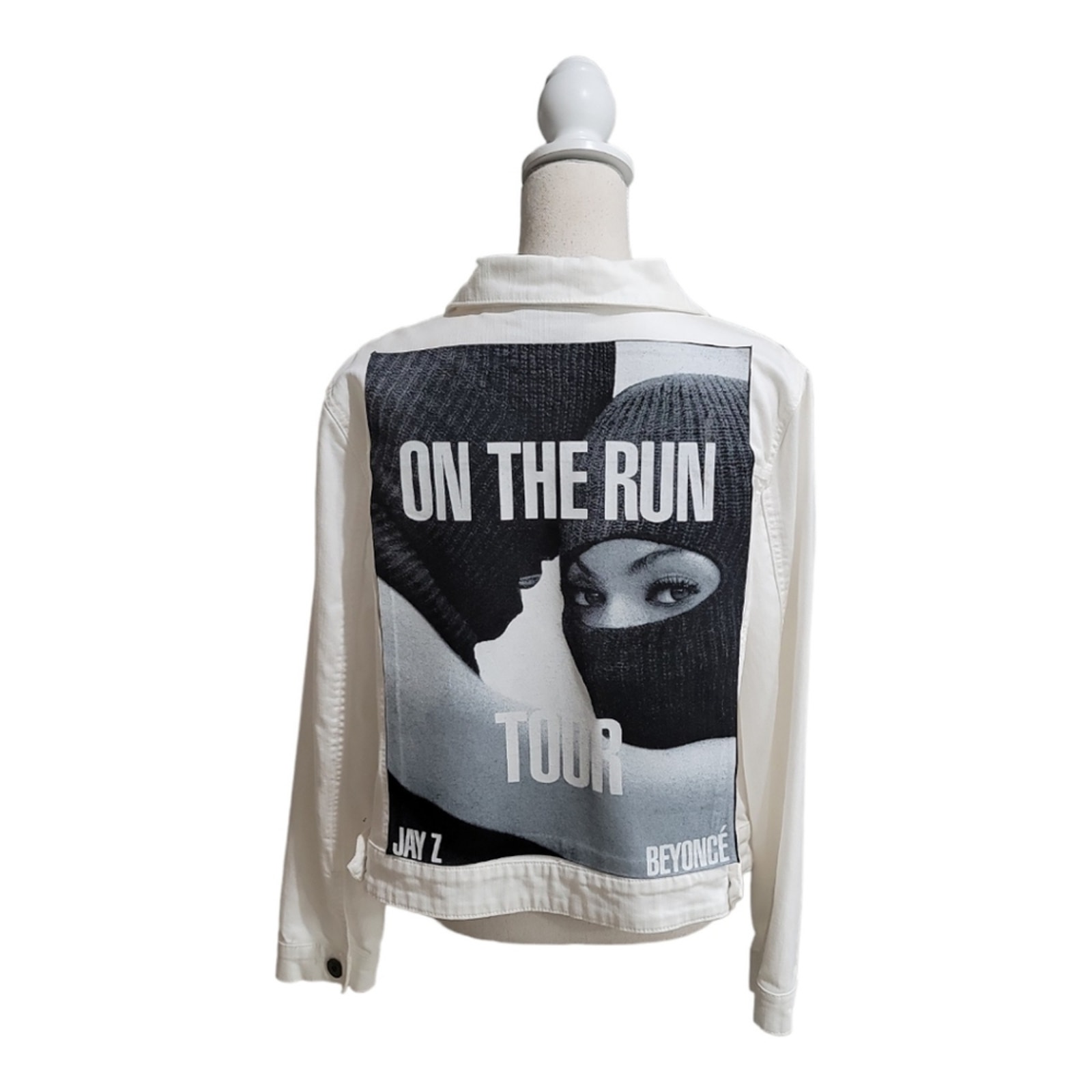 Upcycled Denim Jacket With Beyonce &Jay-Z 2014