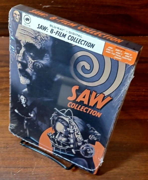 SAW 8 Movies Collection STEELBOOK (Blu-ray-No Digital)-Free Box Shipping
