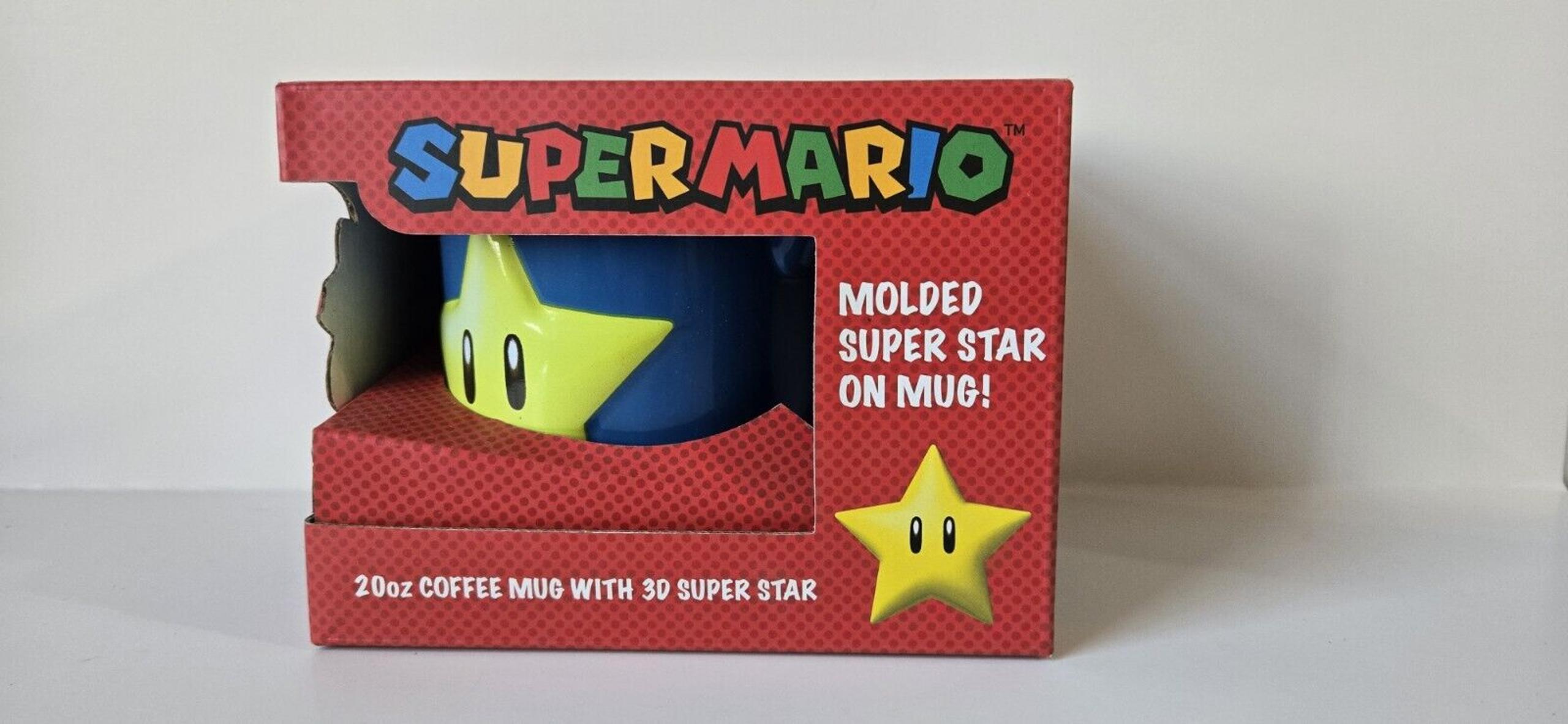 Super Mario 20 oz Star Coffee tea cup Mug Just Funky