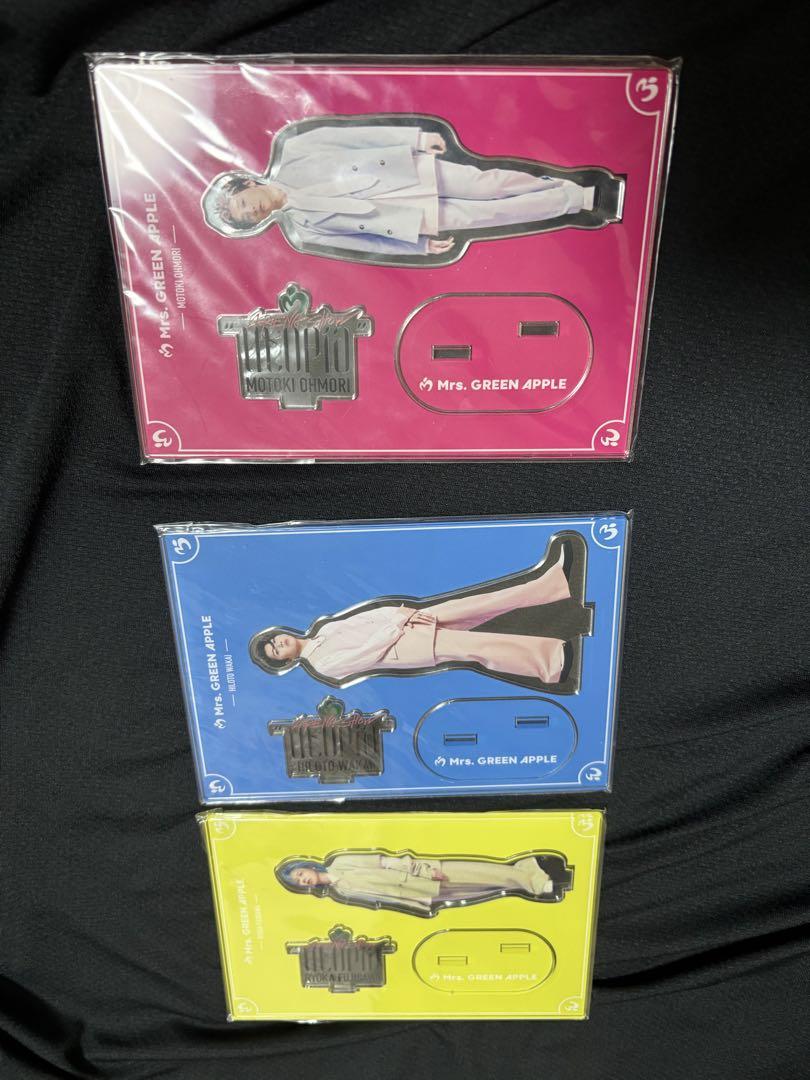 Mrs. GREEN APPLE Utopia Acrylic Stand 3-piece Set