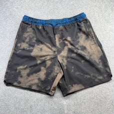 Stance Men's XL Performance Shorts Black Tie-Dye Stretch Athletic Casual Gym