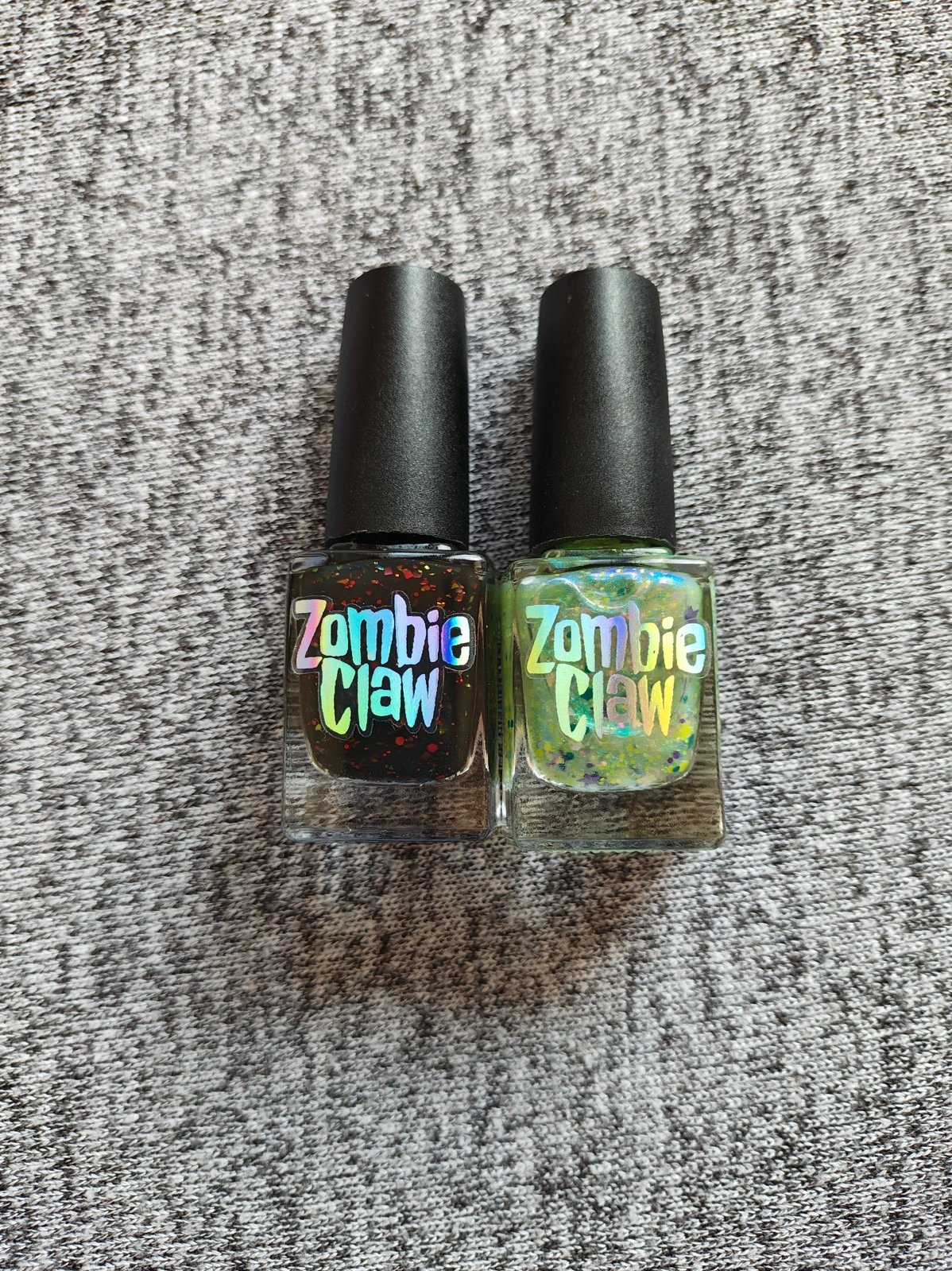 Lumas and Psychedelic Zombie Claw Nail Polish