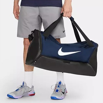 Nike Brasilia 9.5 Training Duffel Bag 60L, Color: Midnight Navy
