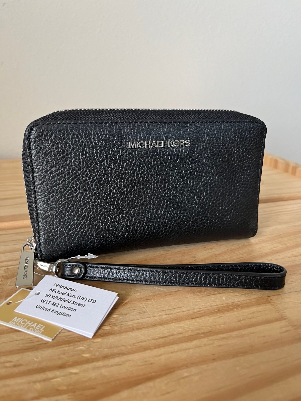 Michael Kors Jet set travel large LG flat MF phone case wallet