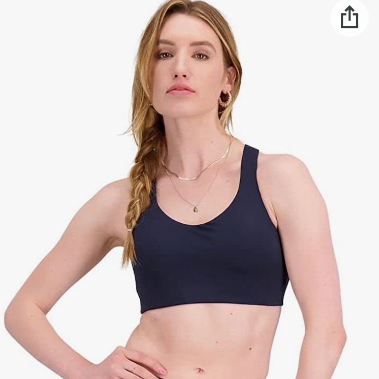 New Balance Power X Black Sports Bra, NWT, Size XL (D-DD), MSRP 60
