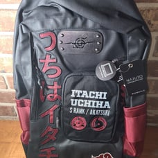 Naruto Kanji Logo Itachi Uchiha Backpack
