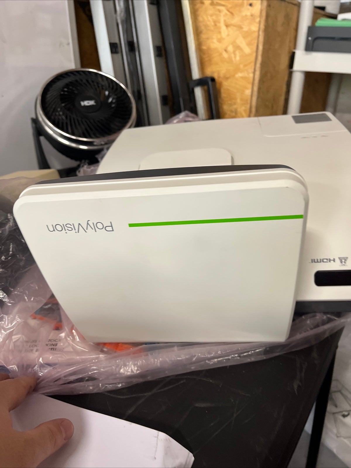 Polyvision Dlp Ultra Short Throw Projector Pj920. NEVER USED *remote included