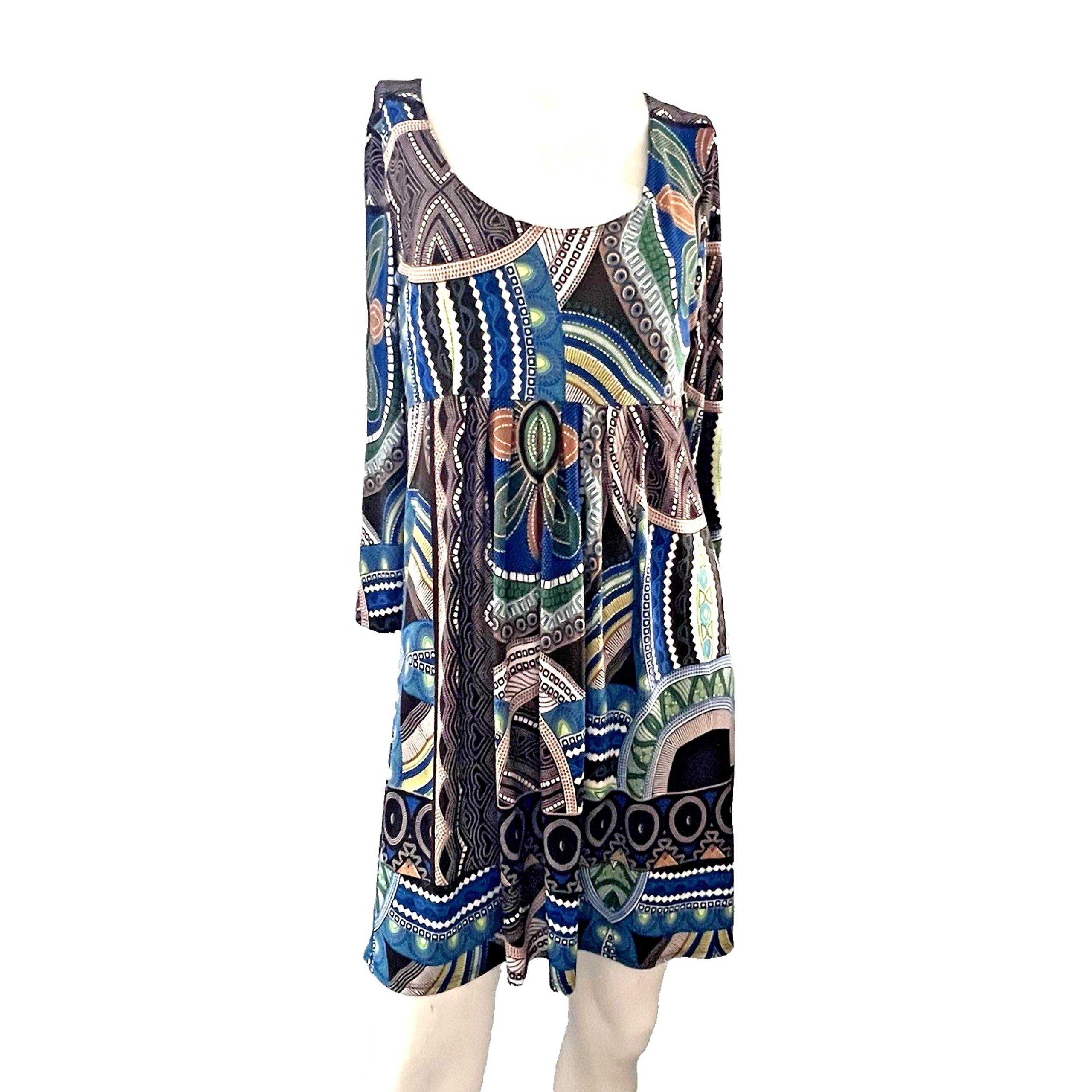Sunny Leigh Womens Dress L Babydoll Mini Artsy Coquette Cottagecore Y2K Boho