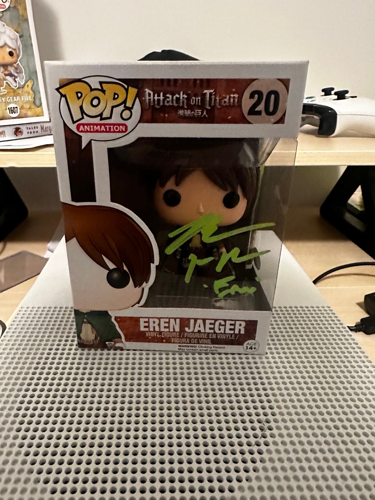 Attack On Titan Eren Signed Funko Pop