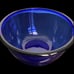 Vintage Arcoroc Cobalt Blue 9.5 Serving/Mixing Bowl. Rolled Rim Made in France