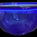 Vintage Arcoroc Cobalt Blue 9.5 Serving/Mixing Bowl. Rolled Rim Made in France