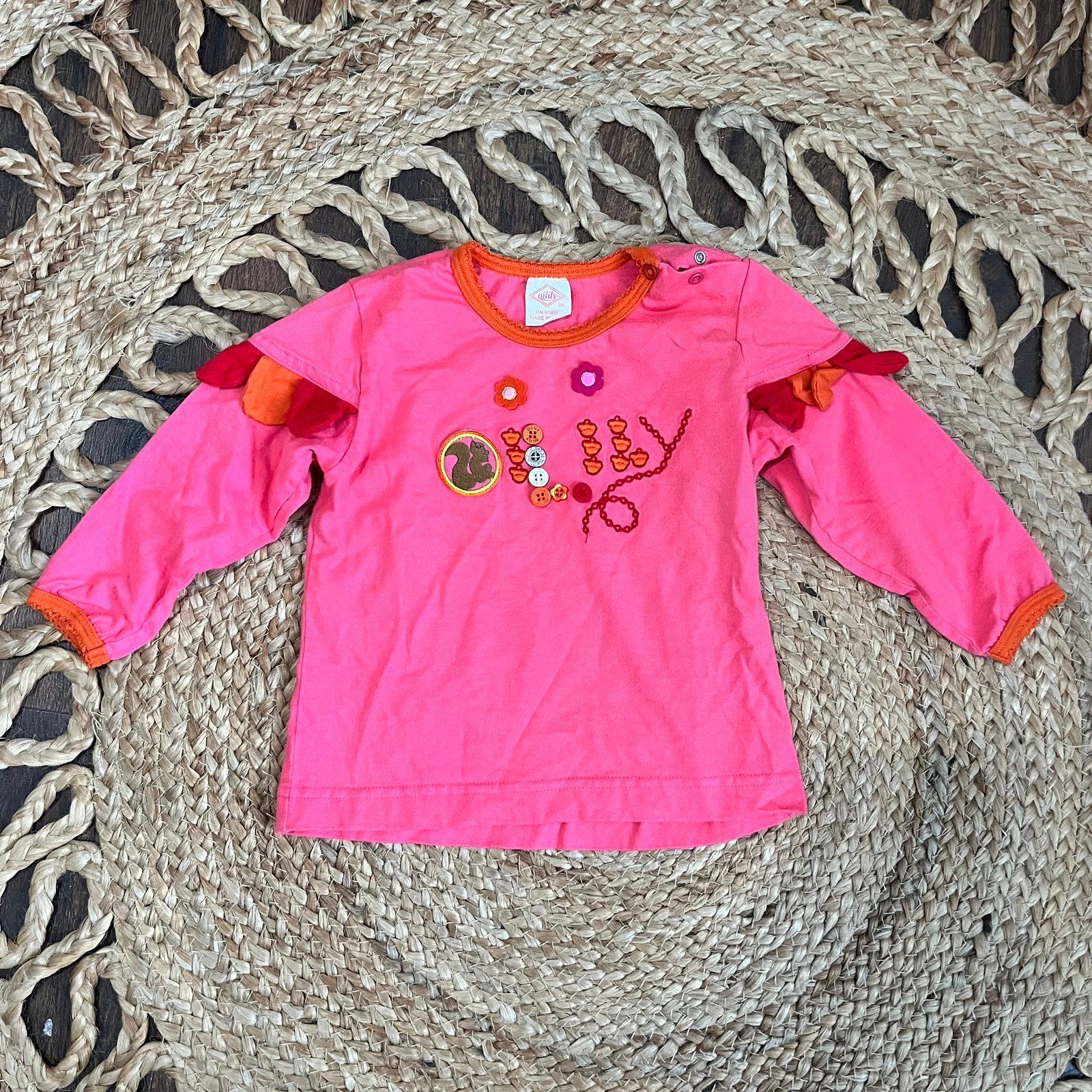 Oilily long sleeve shirt baby girl 86