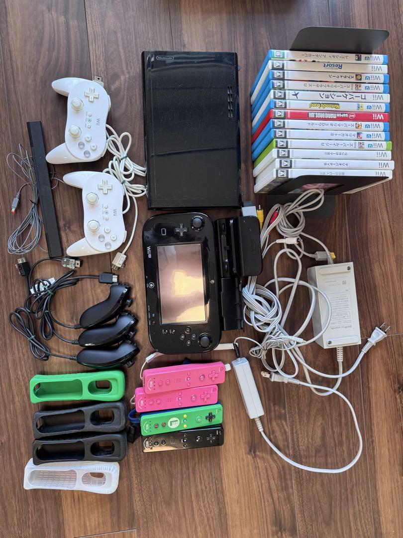 【Full Set】Wii U console, controller, and game software set