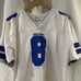 Vintage Dallas Cowboys Troy Aikman #8 Wilson Youth Sz XL Jersey Made In USA