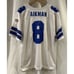 Vintage Dallas Cowboys Troy Aikman #8 Wilson Youth Sz XL Jersey Made In USA