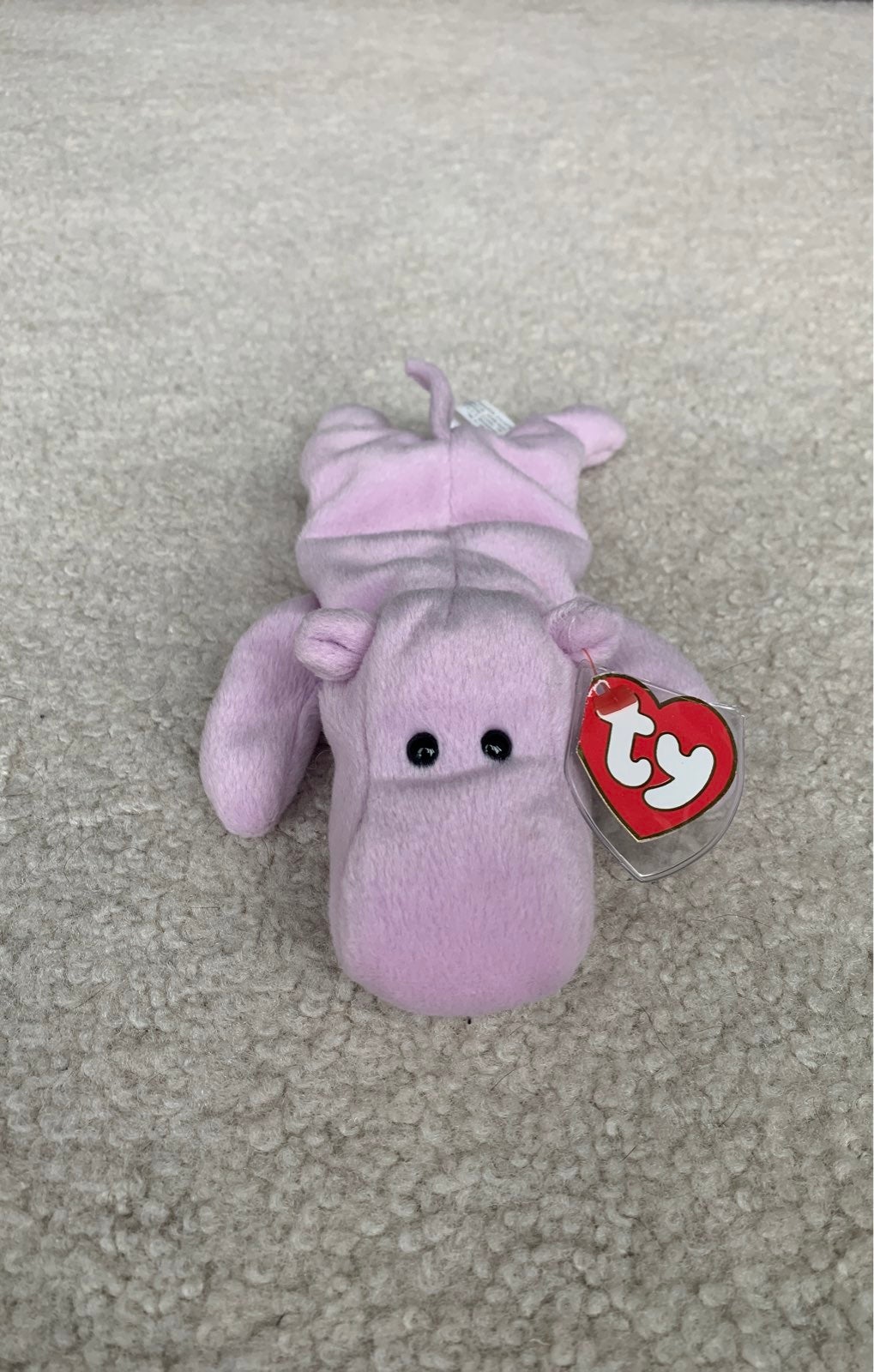 Happy the Hippo Beanie Bby (old tag)