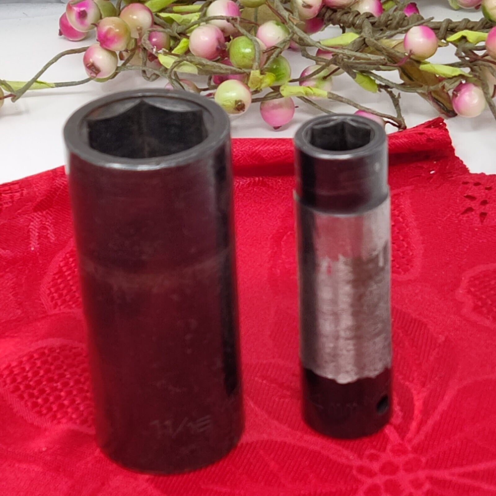 2 Matco Tools 1/2 Drive Deep Impact Sockets 14mm CDP14P & 1 1/16 CDP346 Read!