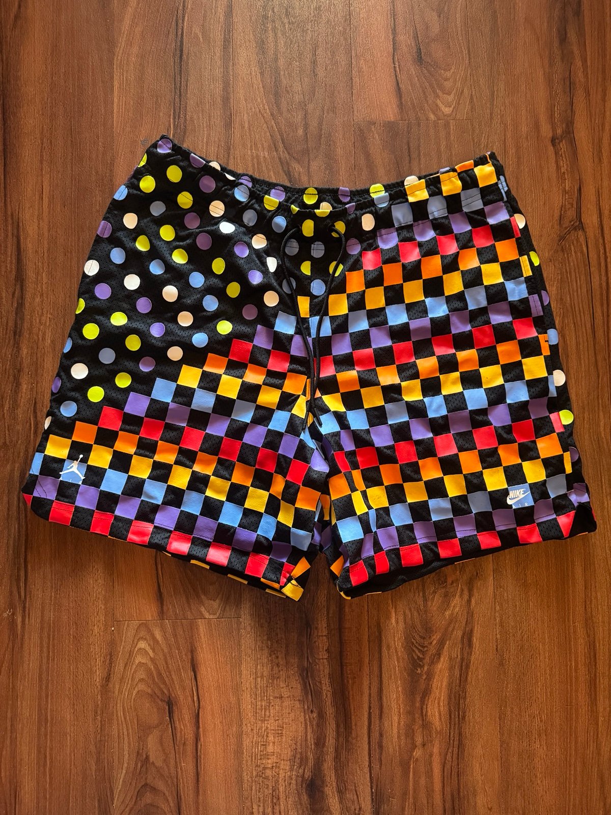 Nike Air Jordan Retro AJ3 Jumpman Checkerboard Shorts