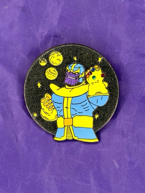 Thanos Marvel Fantasy Pin Glows