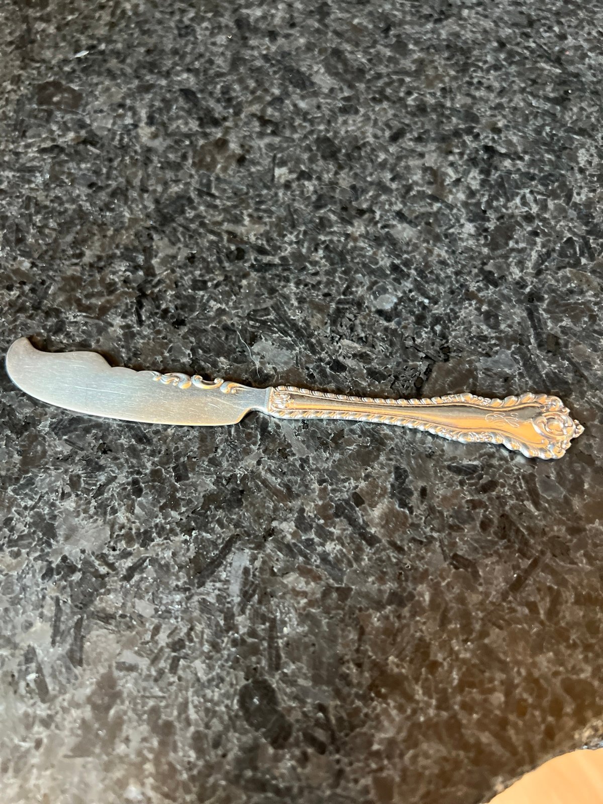 Bailey Banks & Biddle Co. Sterling Sliver Cheese spreader Mazarin pattern