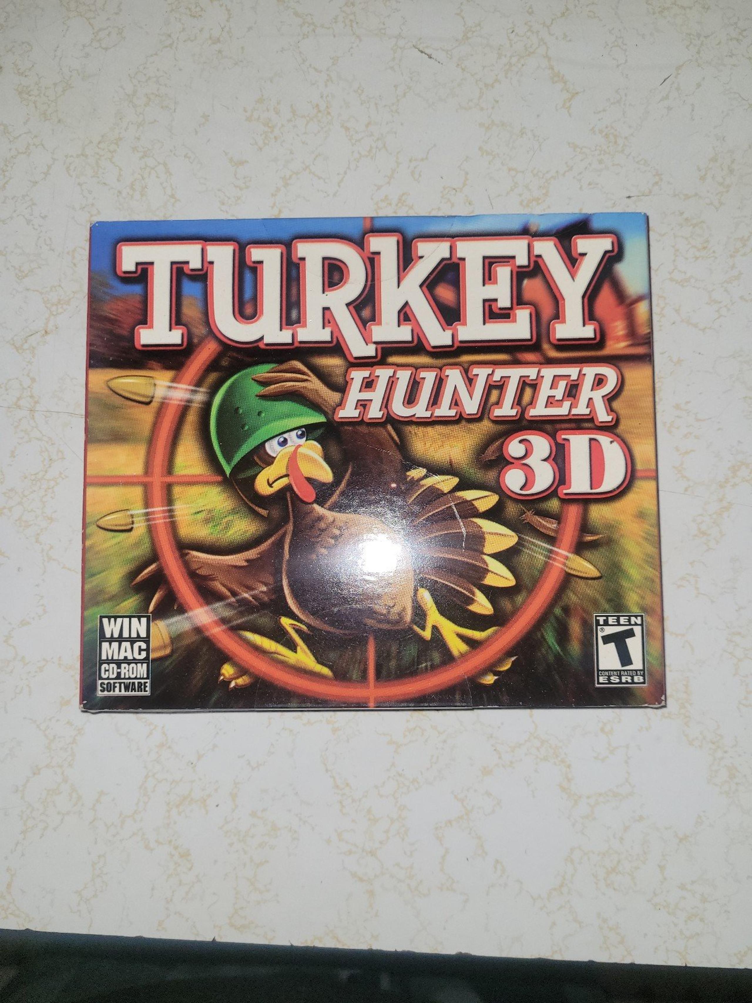 Game pc cd rom win mac software Turkey hunter 3D.
