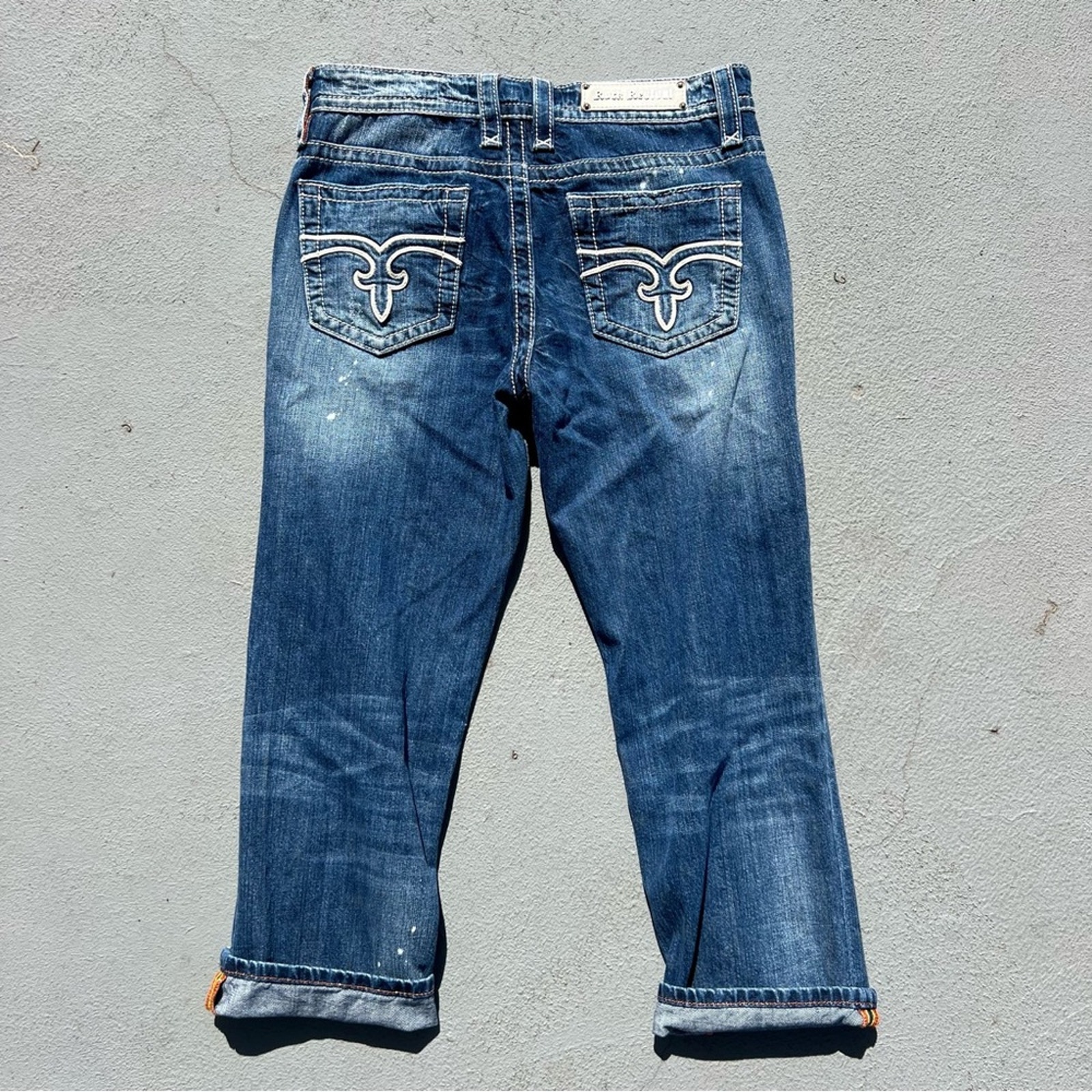 Rock Revival Emilie Boyfriend Crop Jeans Size 29