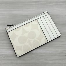 Coach zip card case