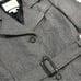 XS Banana Republic Grey Belted Wool Blend Pea Coat