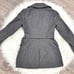 XS Banana Republic Grey Belted Wool Blend Pea Coat