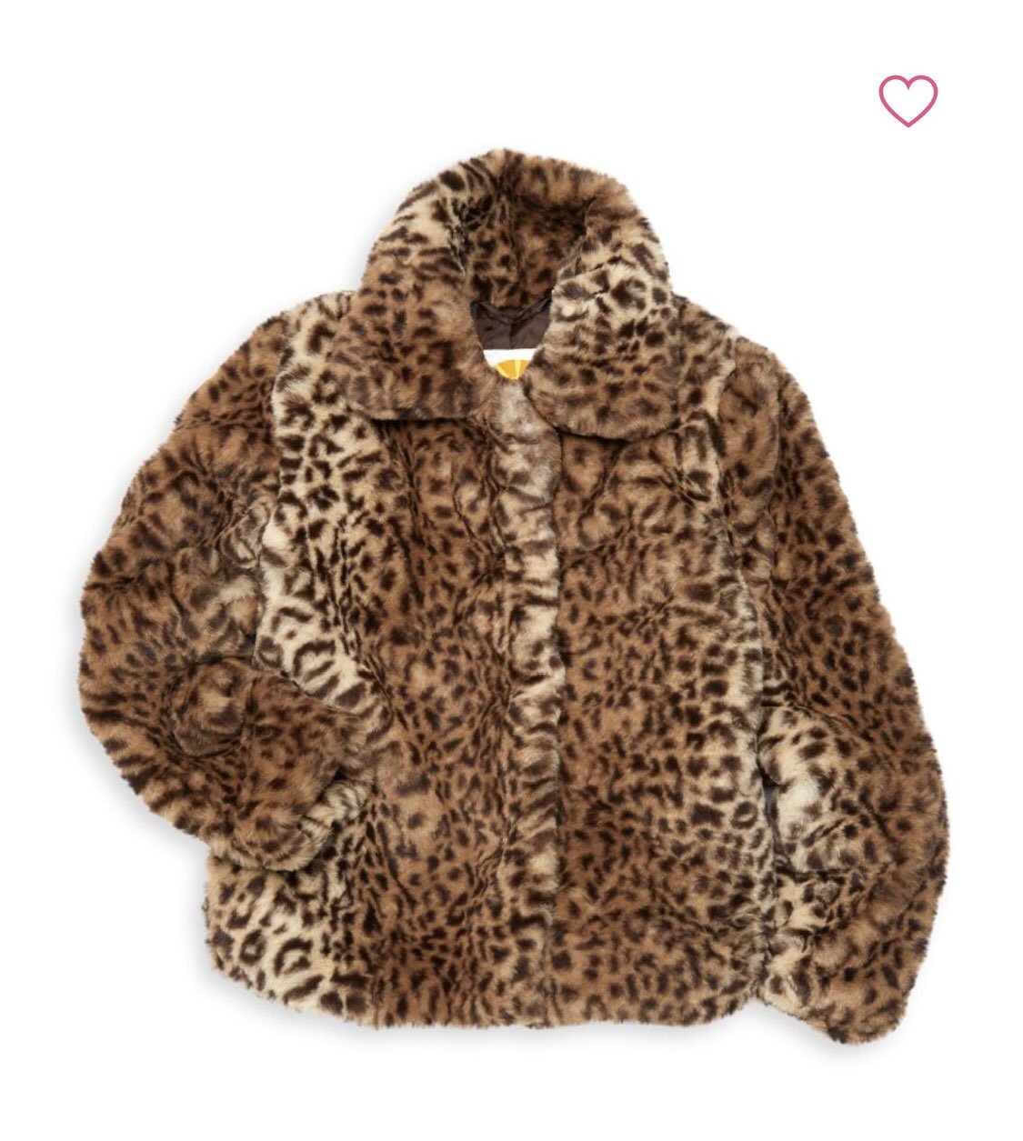 Young Girl’s Faux Fur Jacket Size 12
