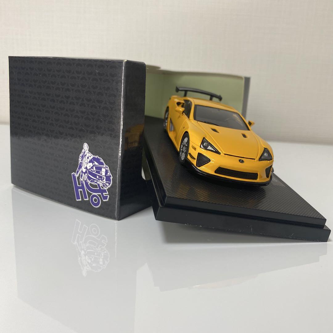 Ebbro 1:43 Lexus LFA Nürburgring package white 44637 model