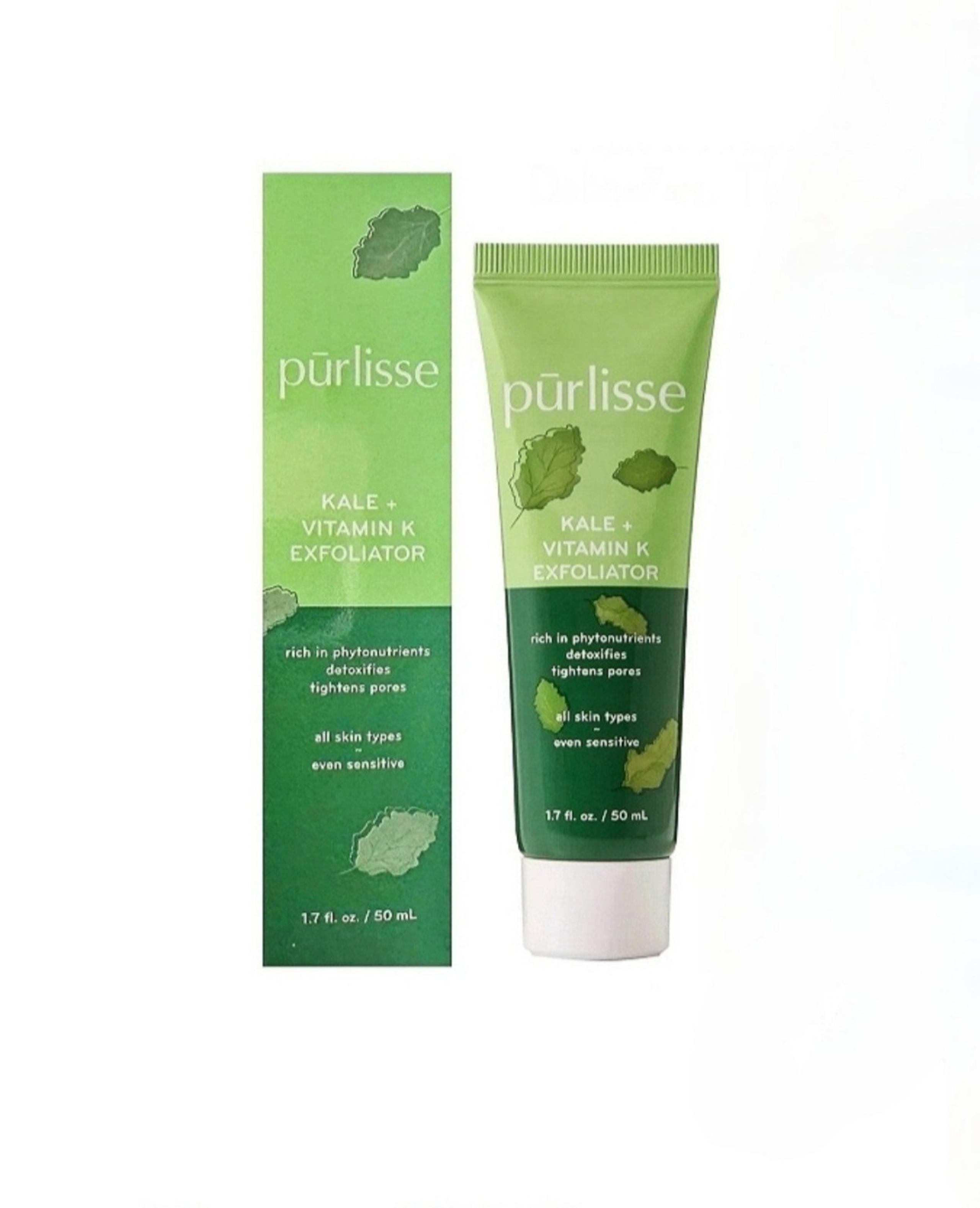 PURLISSE Kale + Vitamin K EXFOLIATOR All Skin Typea 50ml/1.7oz - NIB Retail $35