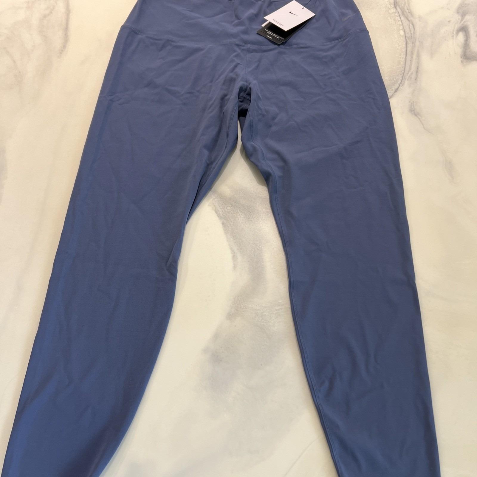 Nike Women's Zenvy Leggings Training High Rise 7/8 Length Blue XXL DQ6015-491
